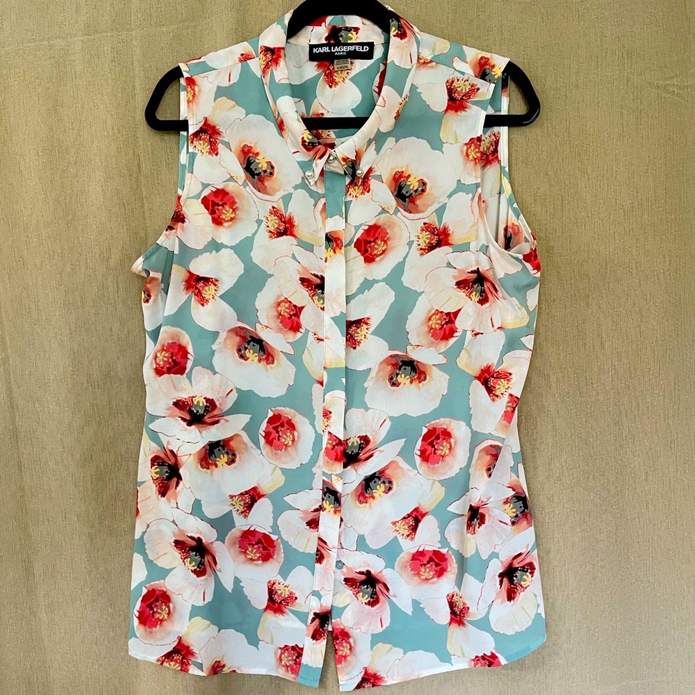 Karl Lagerfeld blouse -XL